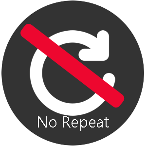 no repeat